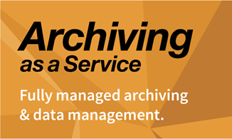 Archiving as a Service. Fully managed archiving & data management.
