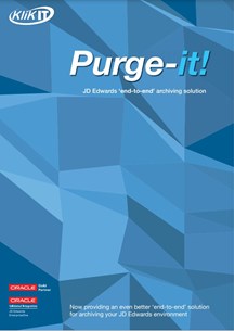 Purge-it! is the only archiving product natively built within the JD Edwards framework