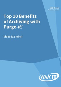 Ten benefits of Archiving JD Edwards data with Purge-it!