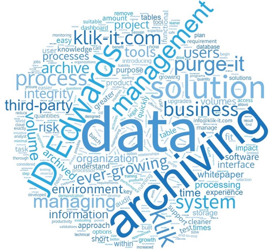 5 questions to ask when searching for a JD Edwards archiving solution
