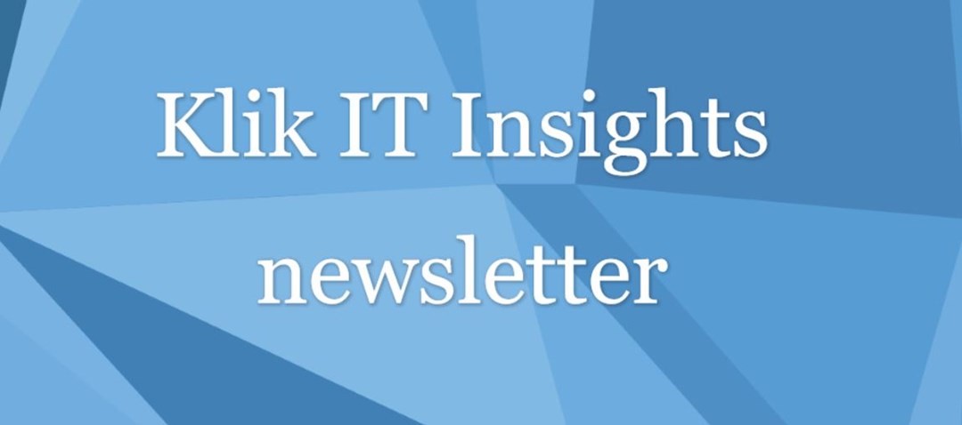 Klik IT Insights | Newsletter | A short digest of news & updates for JD Edwards' Users