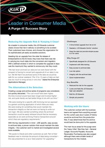Consumer Media Purge-it! Case Study