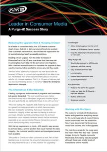 Consumer Media Purge-it! Case Study