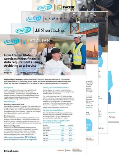 Purge-it! Data Archiving Customer Case Studies