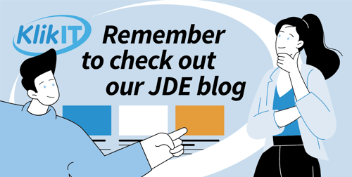JD Edwards blog by Klik IT | JDE Data Archiving articles