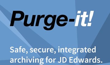 Purge-it! | Safe, secure, integrated archiving for JD Edwards World and EnterpriseOne
