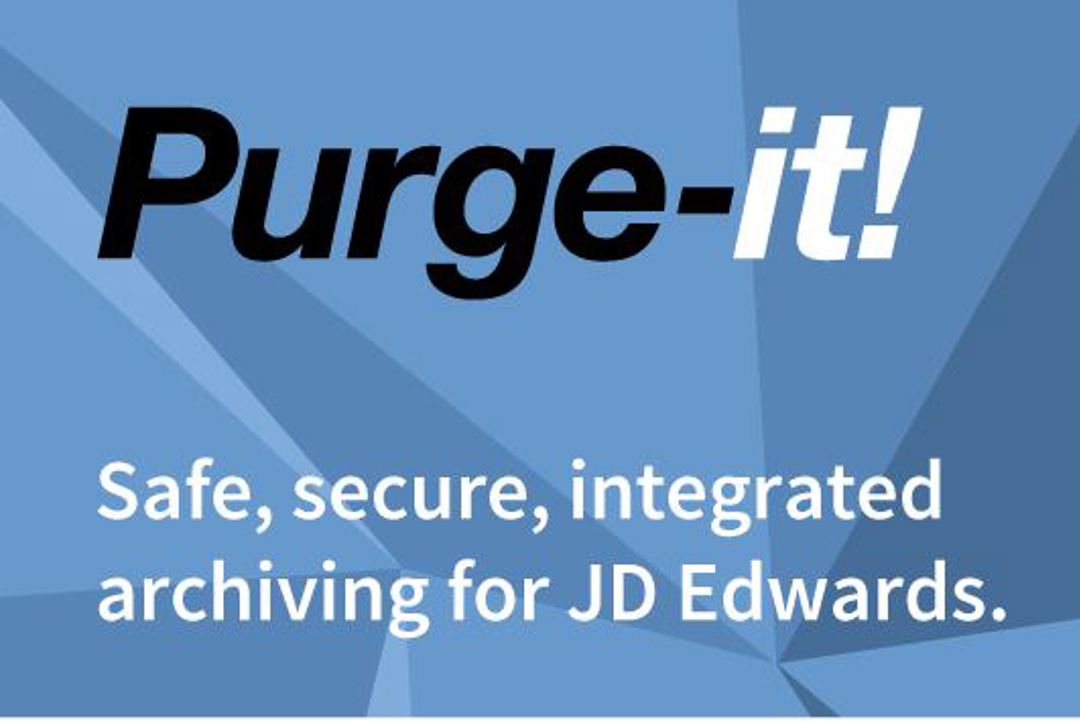 Purge-it! | Safe, secure, integrated archiving for JD Edwards World and EnterpriseOne