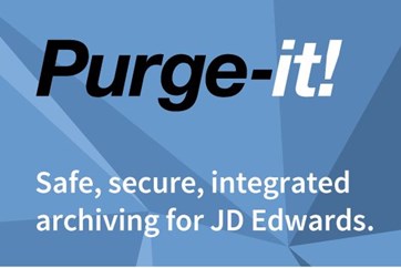 Purge-it! Safe, secure, integrated archiving for JD Edwards.